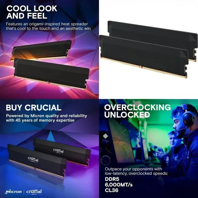 Ddr5 Ram - Kit de mémoire gaming AMD EXPO
