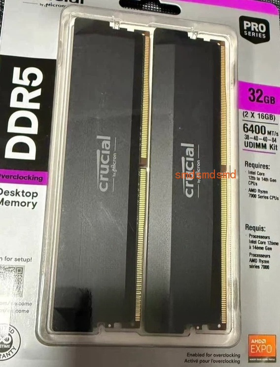 Kit de RAM DDR5 6000 MHz 32 Go - Ddr5 16Gb 6000Mhz avis et prix