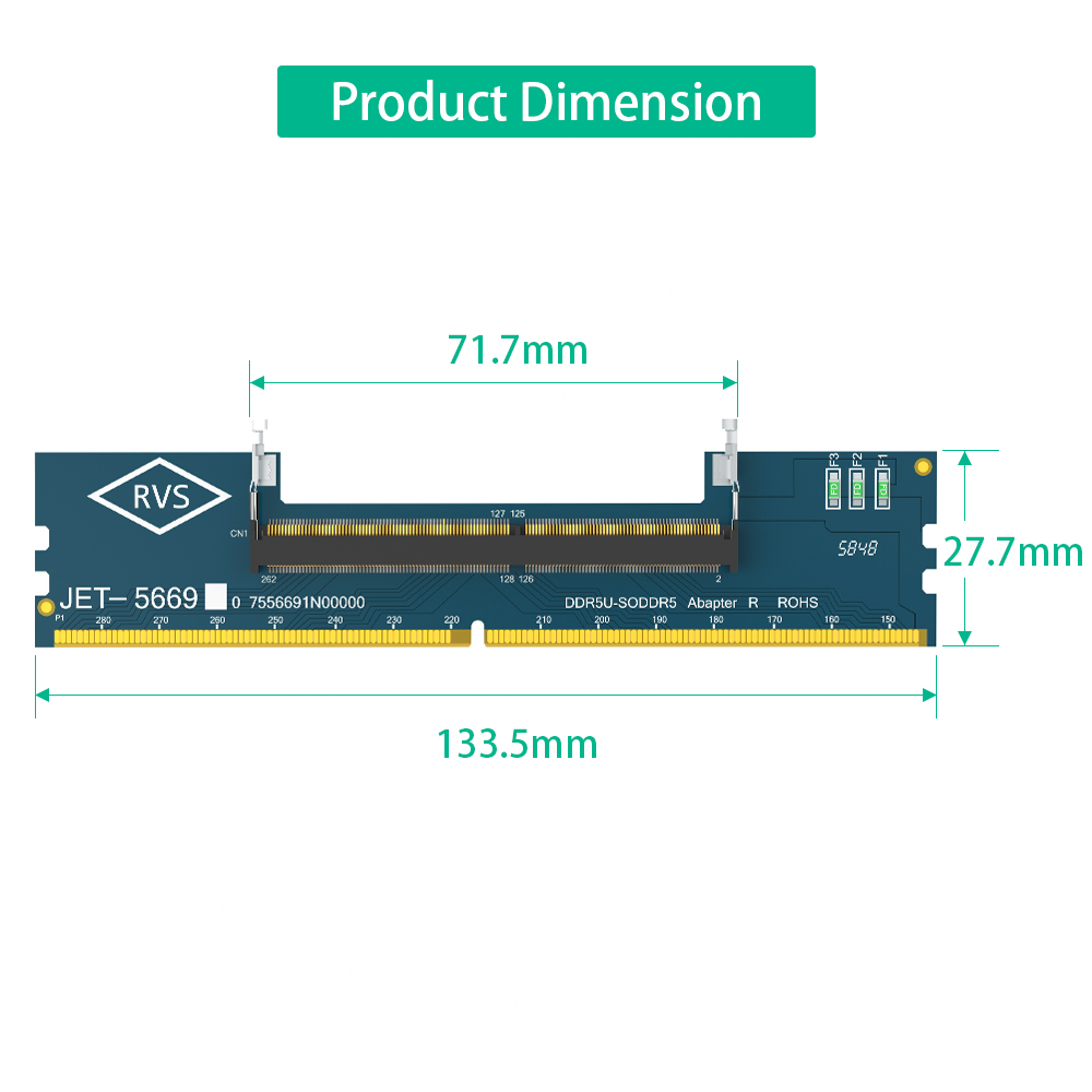 2 cartes adaptateur de mémoire - Ddr5 Laptop Ram avis et prix